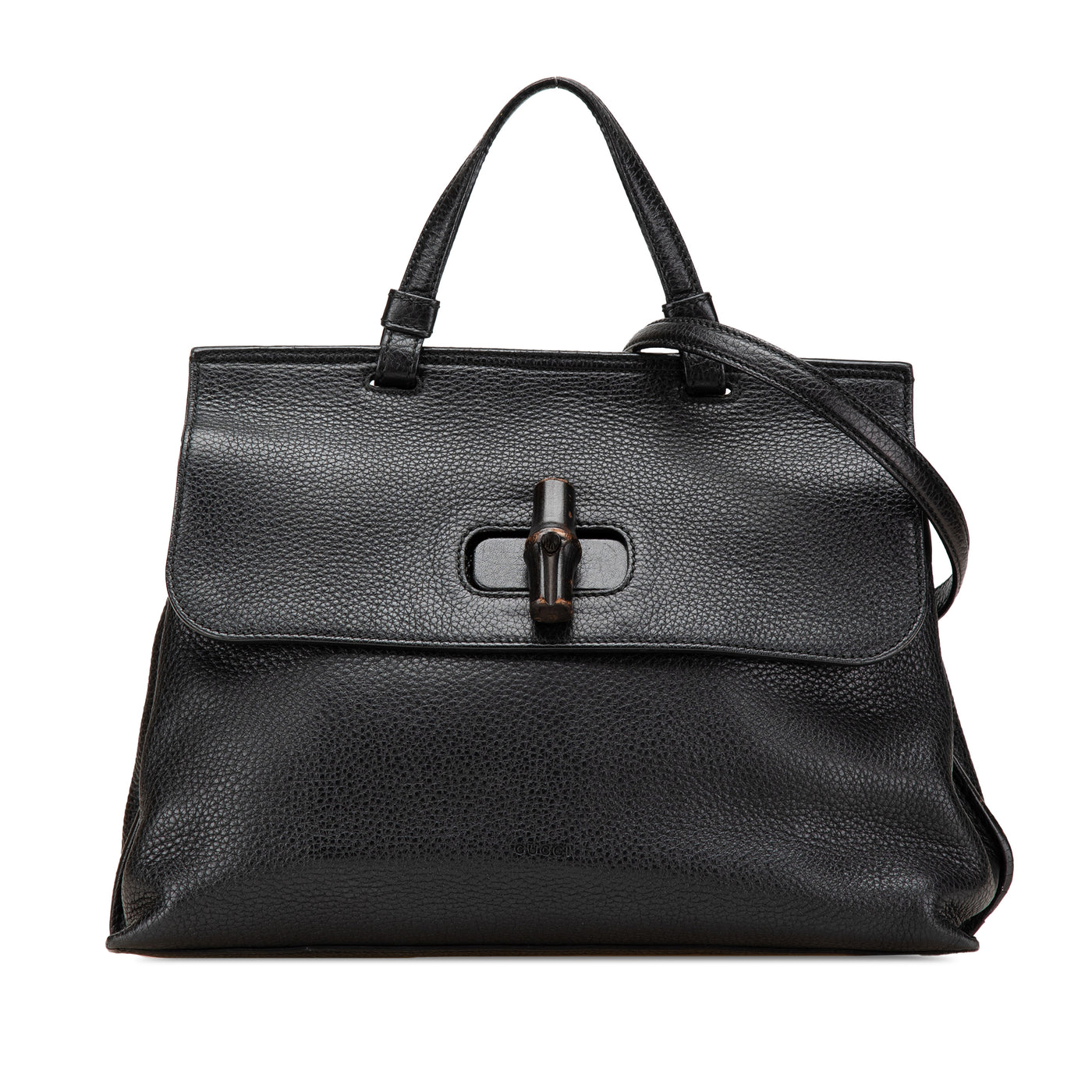 Medium Calfskin Bamboo Daily Satchel - Image 1