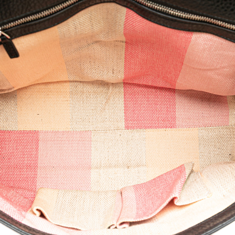 Medium Calfskin Bamboo Daily Satchel - Image 4
