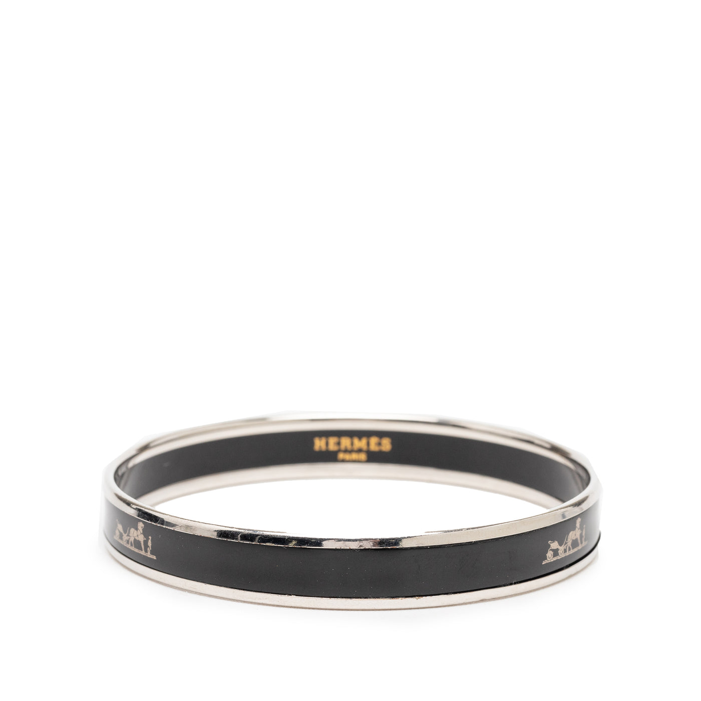 Narrow Caleche Enamel Bangle 62 - Image 1