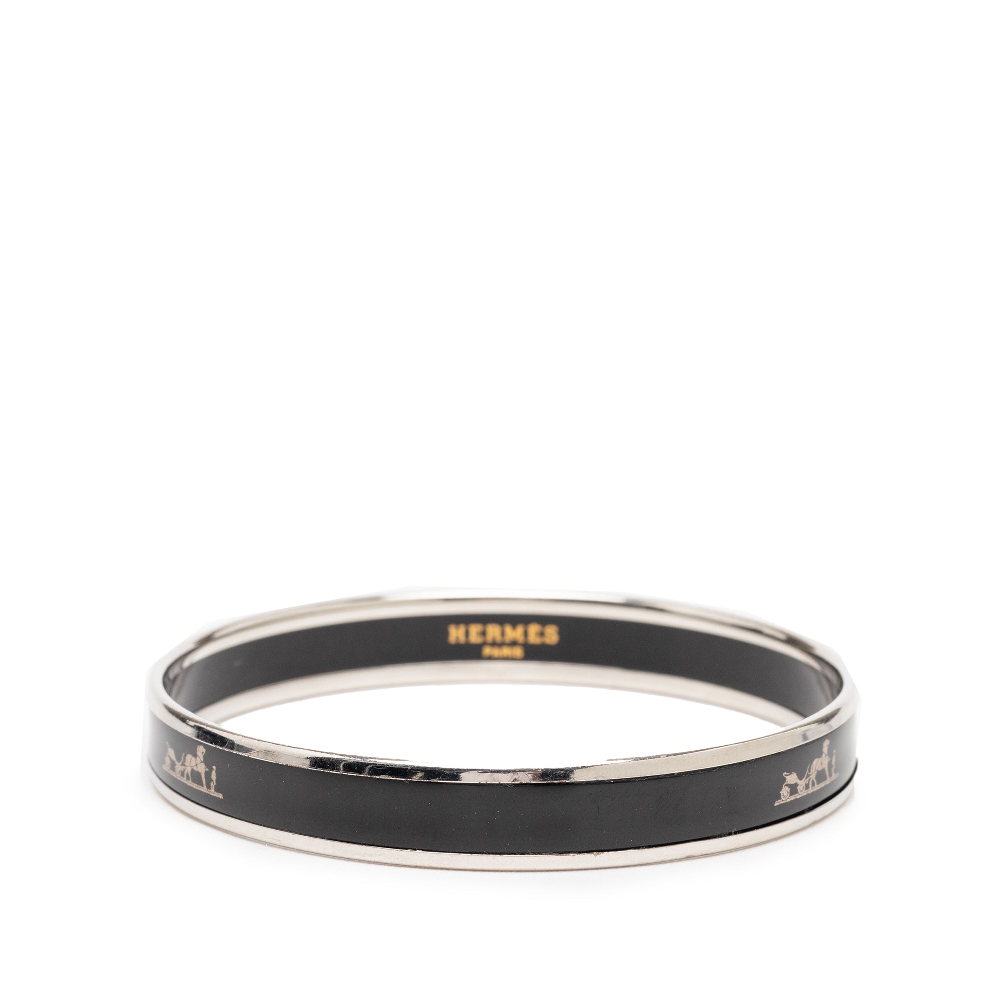 Narrow Caleche Enamel Bangle 62 - Image 1