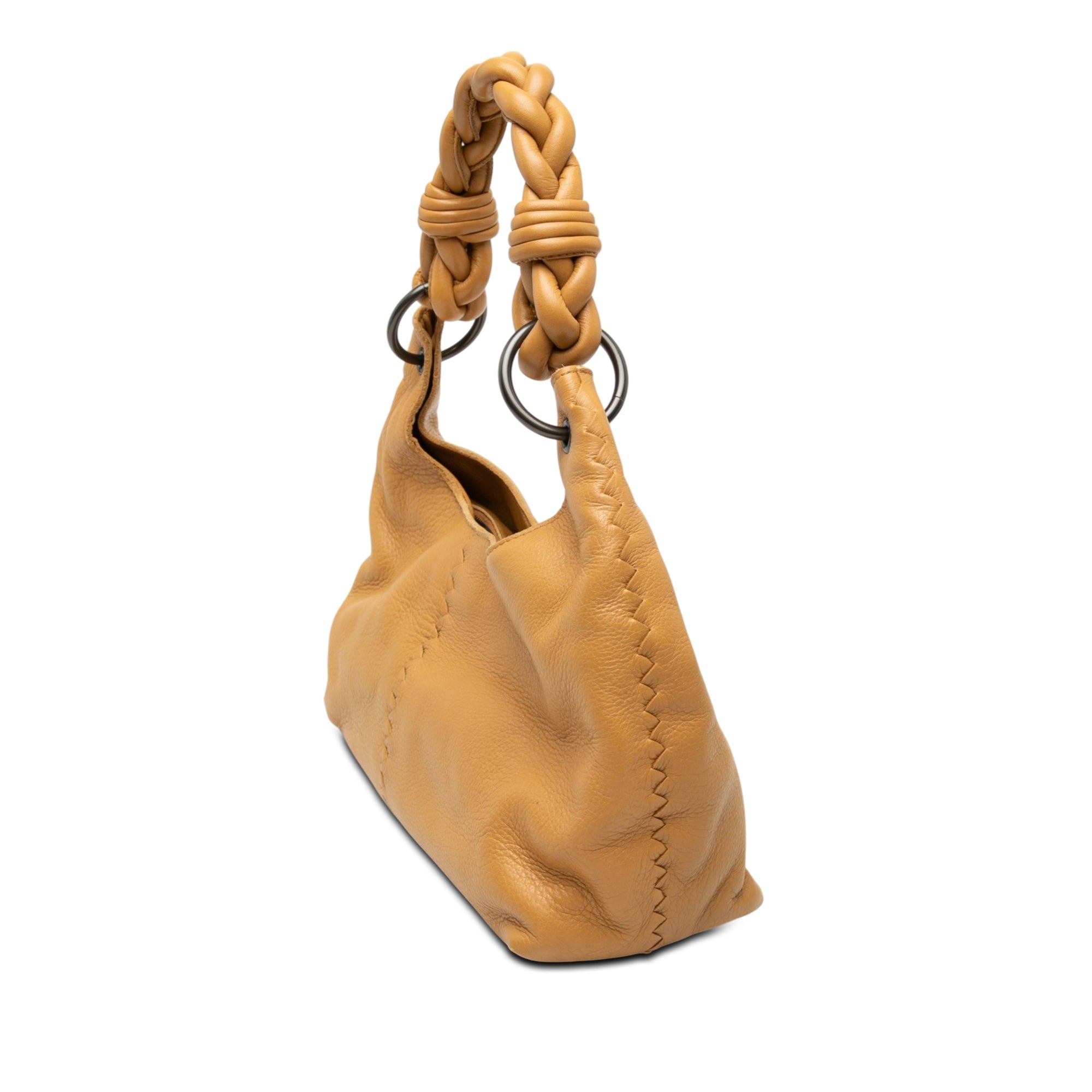 Cervo Deerskin Braided Ring Hobo - Image 2