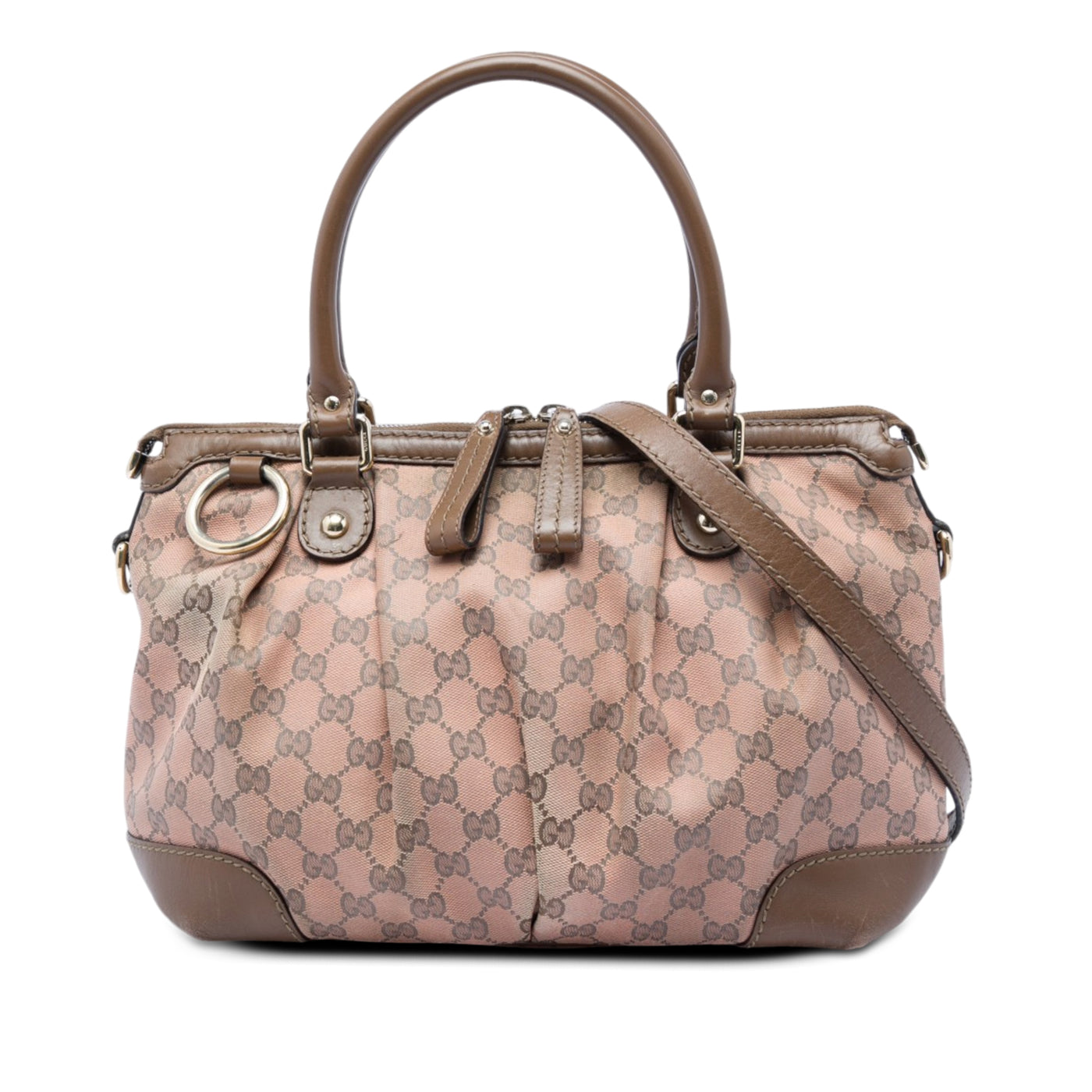 GG Canvas Sukey Satchel - Image 1