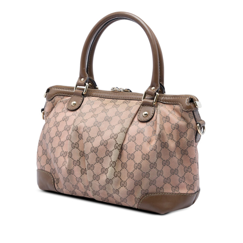 GG Canvas Sukey Satchel - Image 2