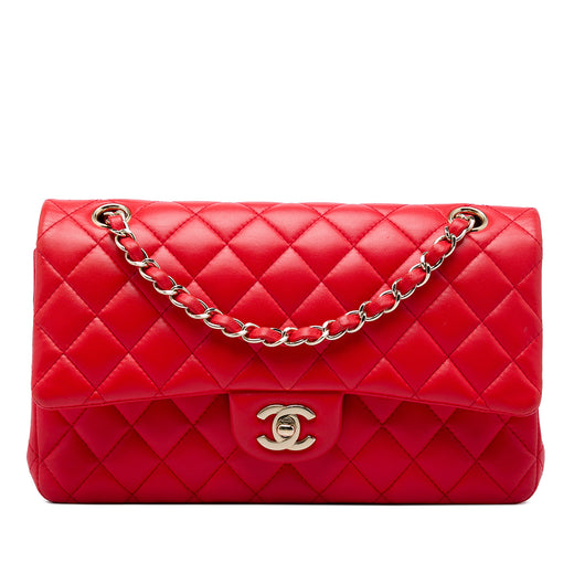 Medium Classic Lambskin Double Flap - Image 1