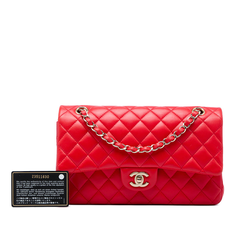 Medium Classic Lambskin Double Flap - Image 6