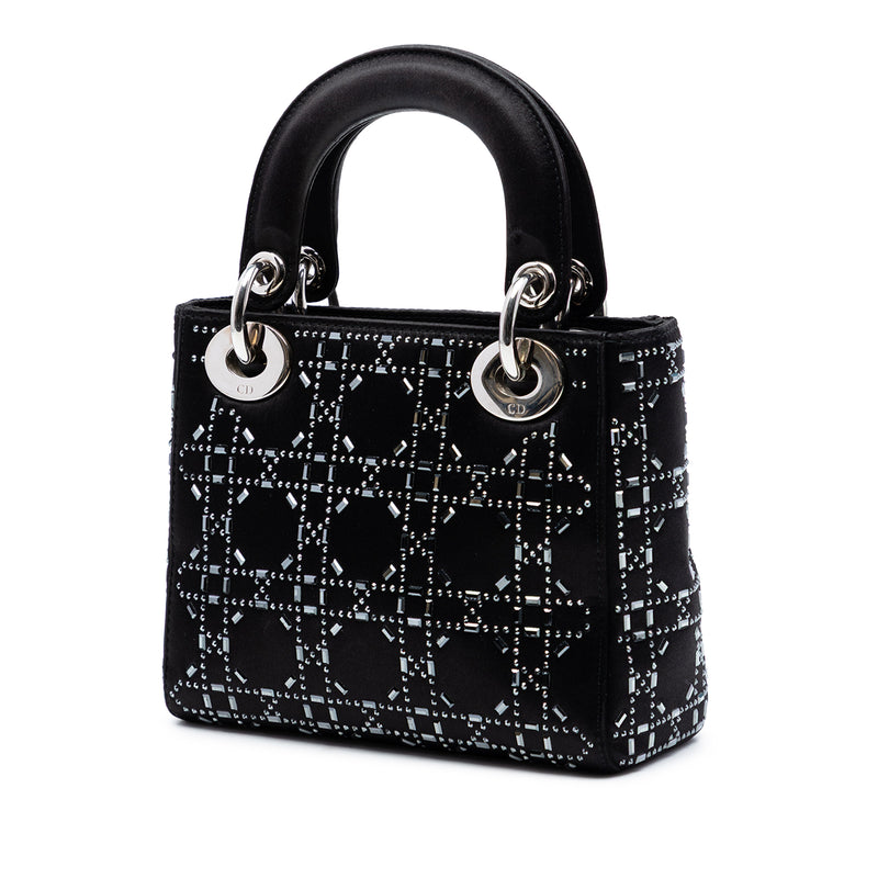 Mini Velvet Cannage Strass Embellished Lady Dior - Image 2