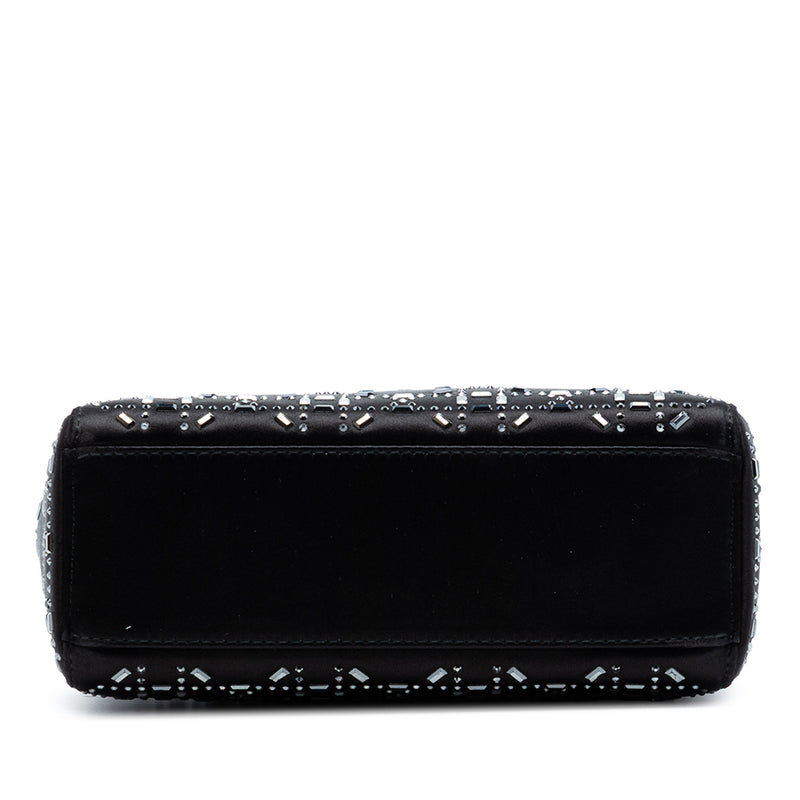 Mini Velvet Cannage Strass Embellished Lady Dior - Image 3