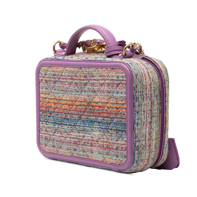 Medium Tweed CC Filigree Vanity Case - Image 2