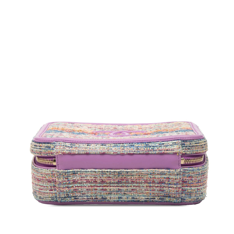 Medium Tweed CC Filigree Vanity Case - Image 3
