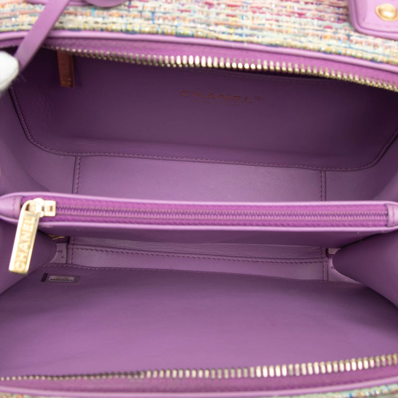 Medium Tweed CC Filigree Vanity Case - Image 4