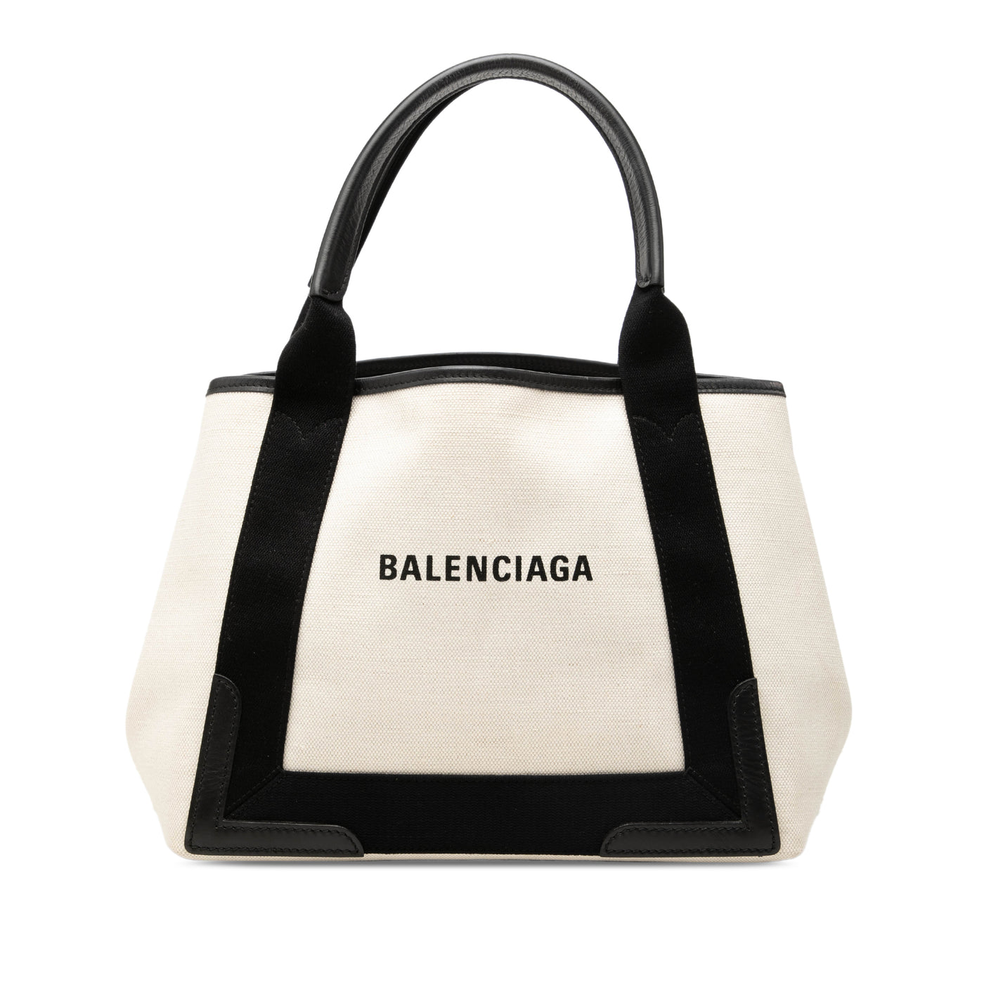 Canvas Navy Cabas Tote S - Image 1