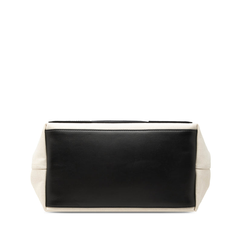 Canvas Navy Cabas Tote S - Image 3