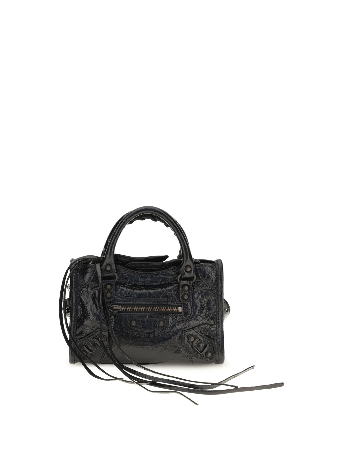 Balenciaga Le City Nano Mini Bag — Black Lamb Ovis Aries