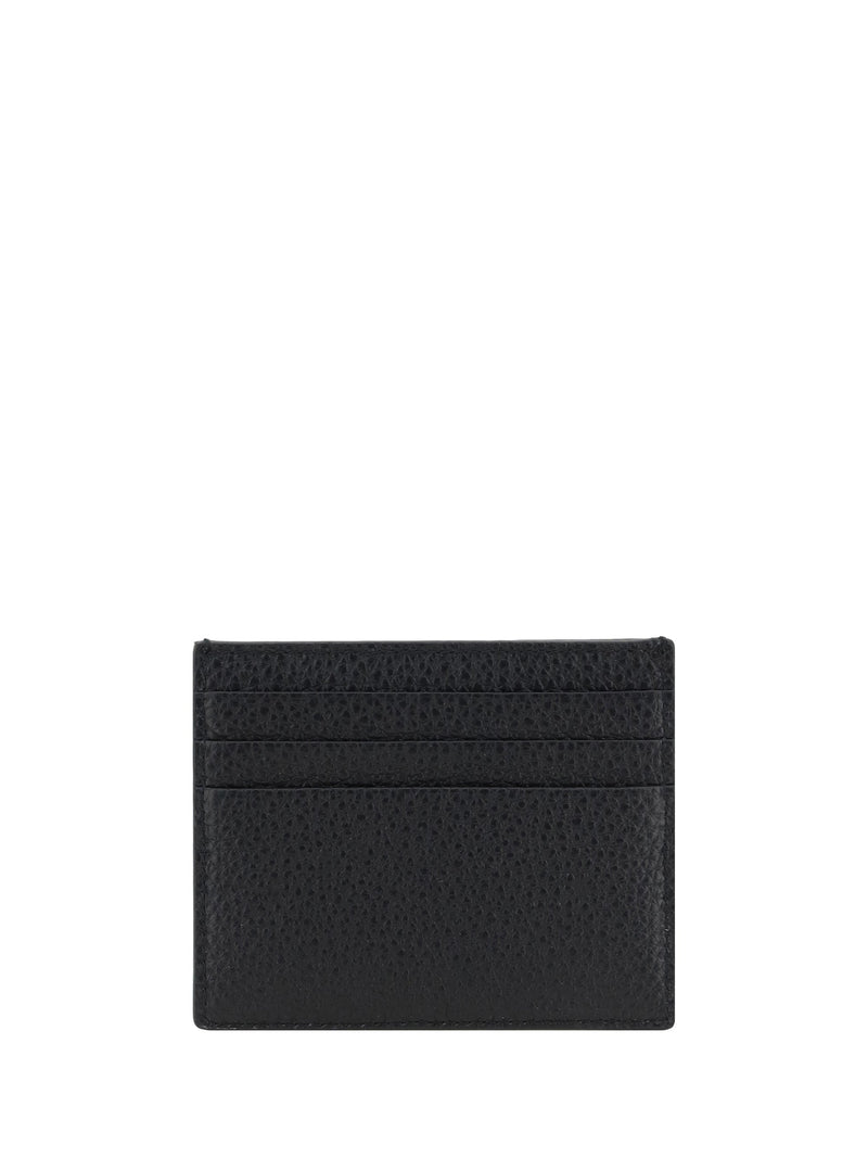 Prada Calf Leather Card Case — Black Cases