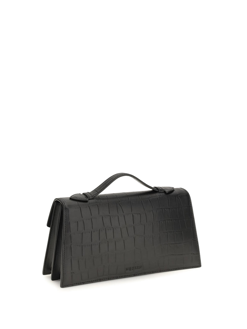 Alexander Mcqueen Skull Shoulder Bag — Black Calf Leather