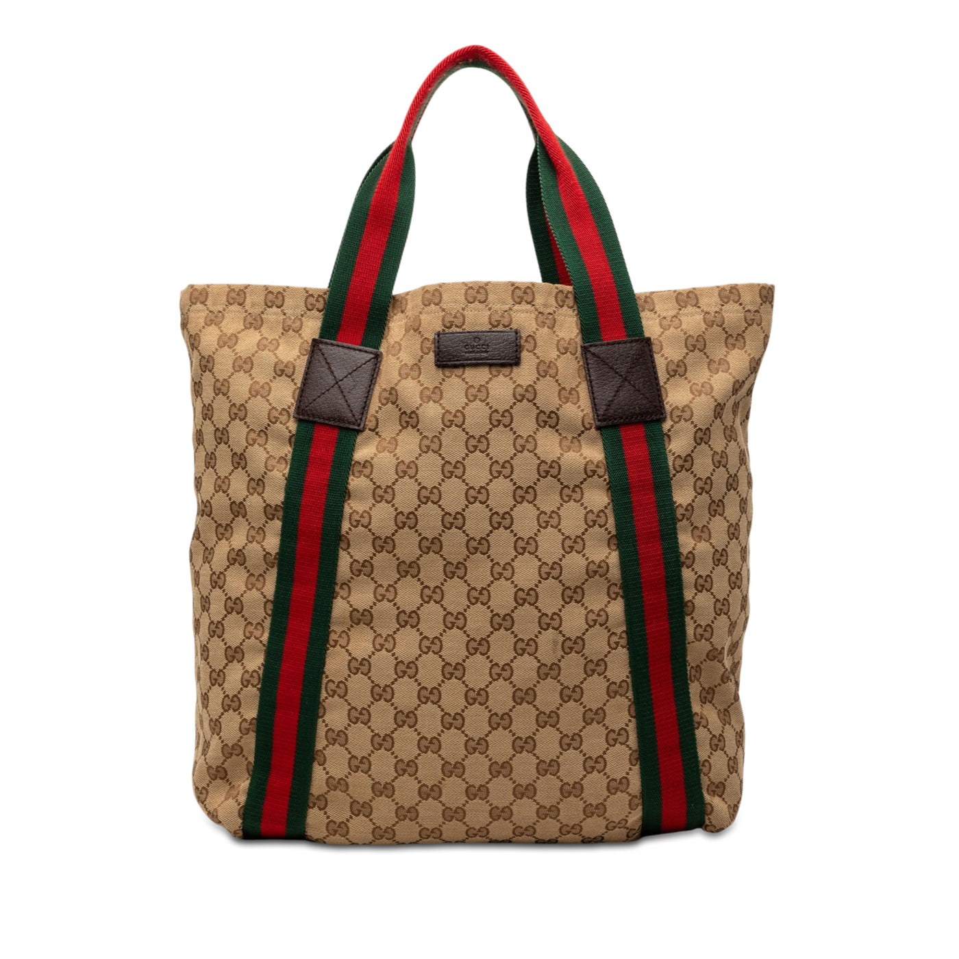 GG Canvas Web Tote - Image 1
