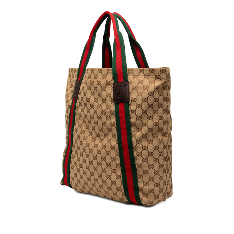 GG Canvas Web Tote - Image 2