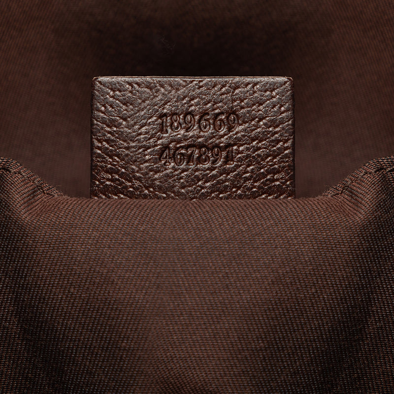GG Canvas Web Tote - Image 6