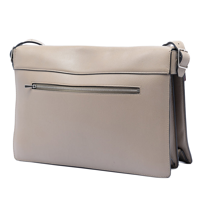 Multicolor Leather and Pony Hair Diamond Shoulder Bag - Image 2