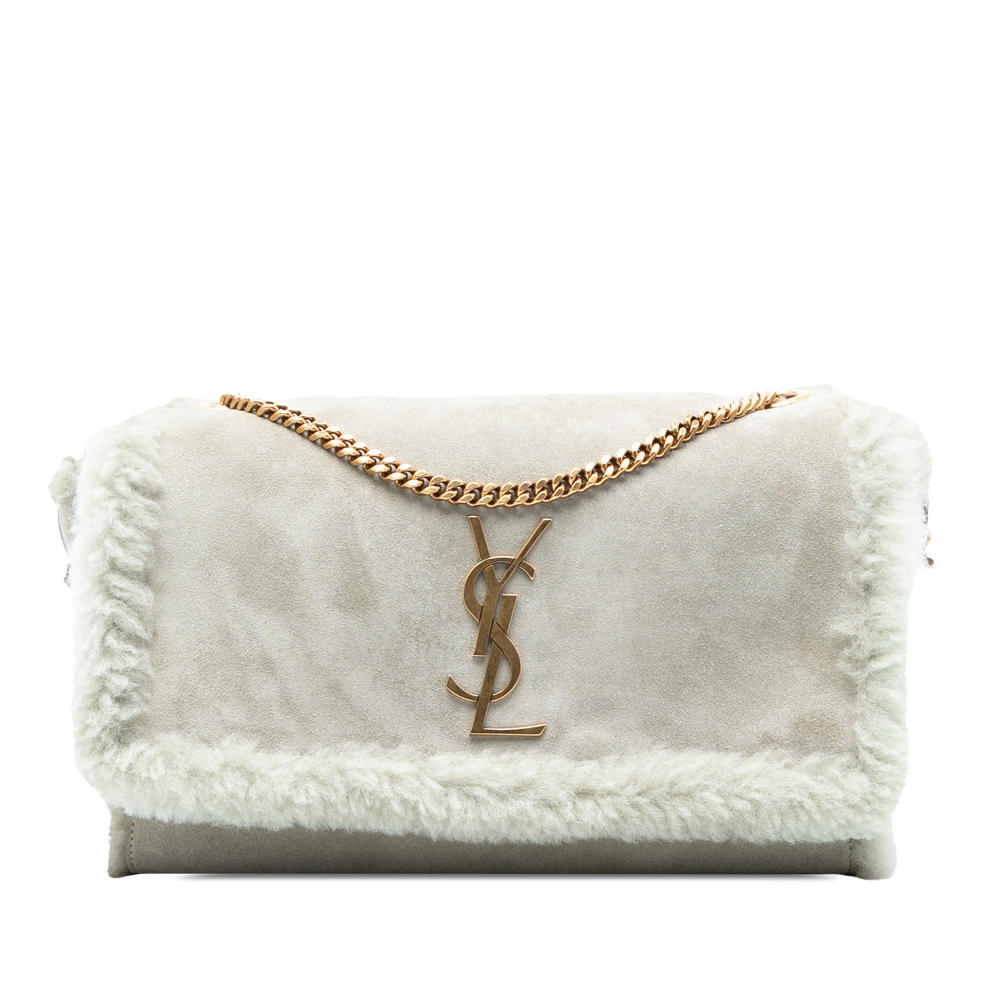 Medium Shearling Monogram Kate Reversible Shoulder Bag - Image 1