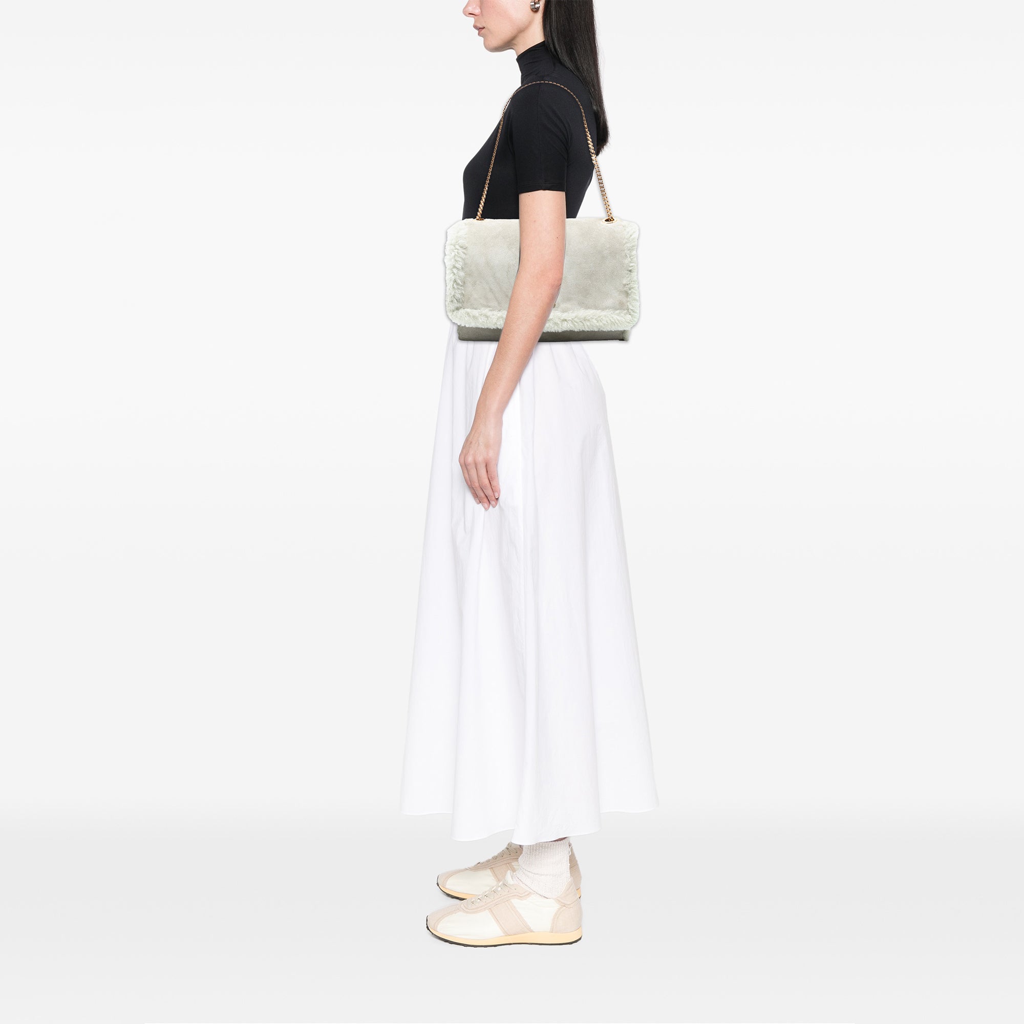 Medium Shearling Monogram Kate Reversible Shoulder Bag - Image 7