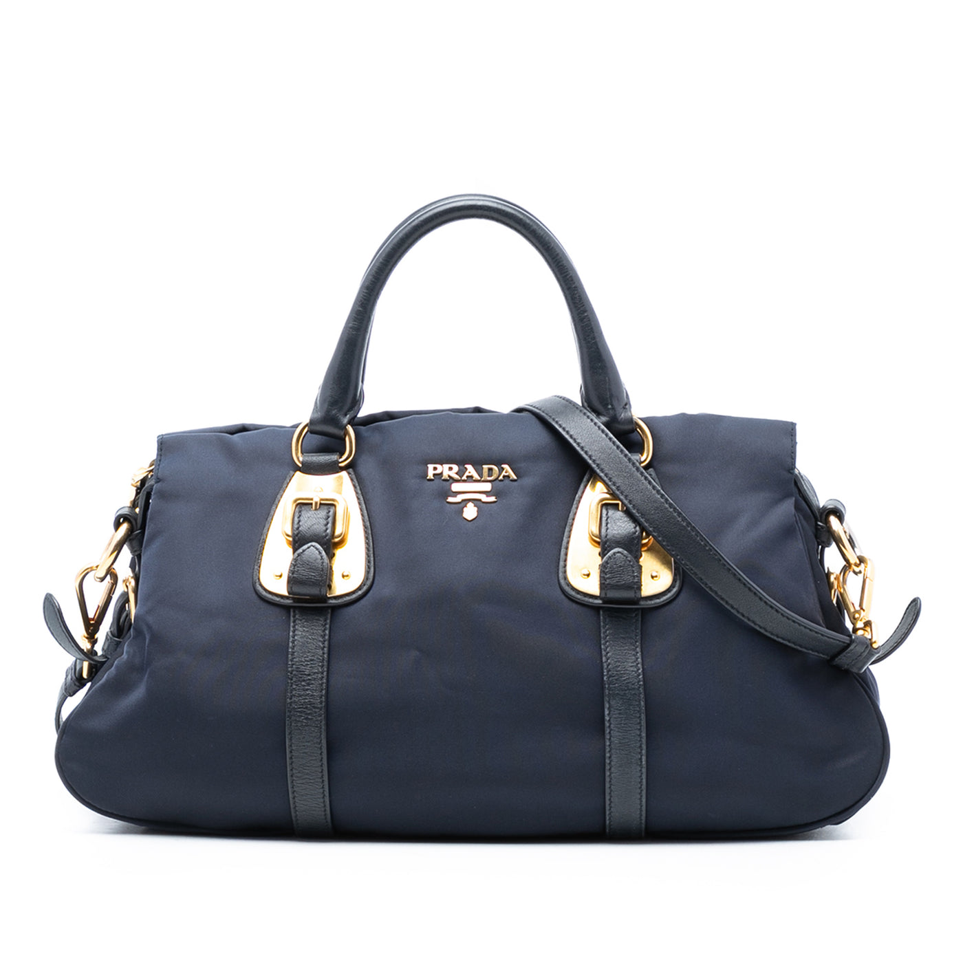 Soft Calf Trimmed Tessuto Satchel - Image 1