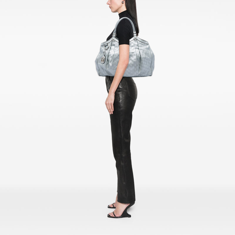 Large Guccissima Sukey Tote - Image 5