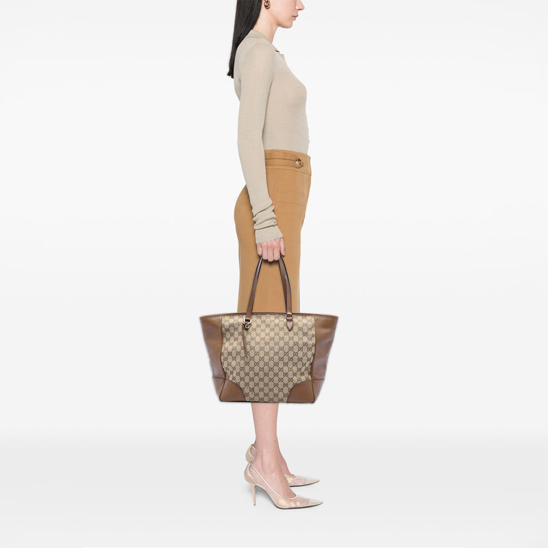 GG Canvas Bree Zippered Tote - Image 5