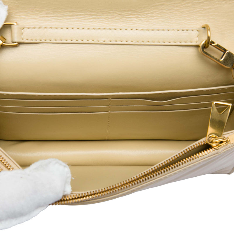 Mini Calfskin Intrecciato Pleated Cassette Crossbody - Image 4