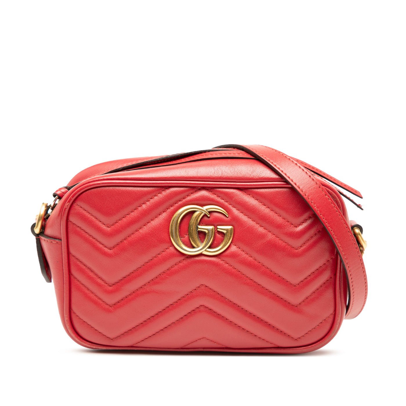 Mini GG Marmont Matelasse Leather Crossbody - Image 1