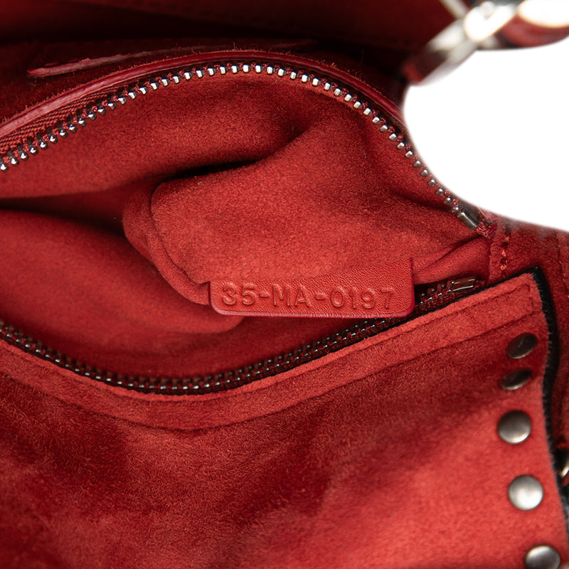 Mini Embossed Calfskin Cannage Studded Flower Lady Dior - Image 6