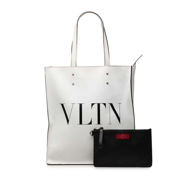 Leather Rockstud VLTN Satchel - Image 9