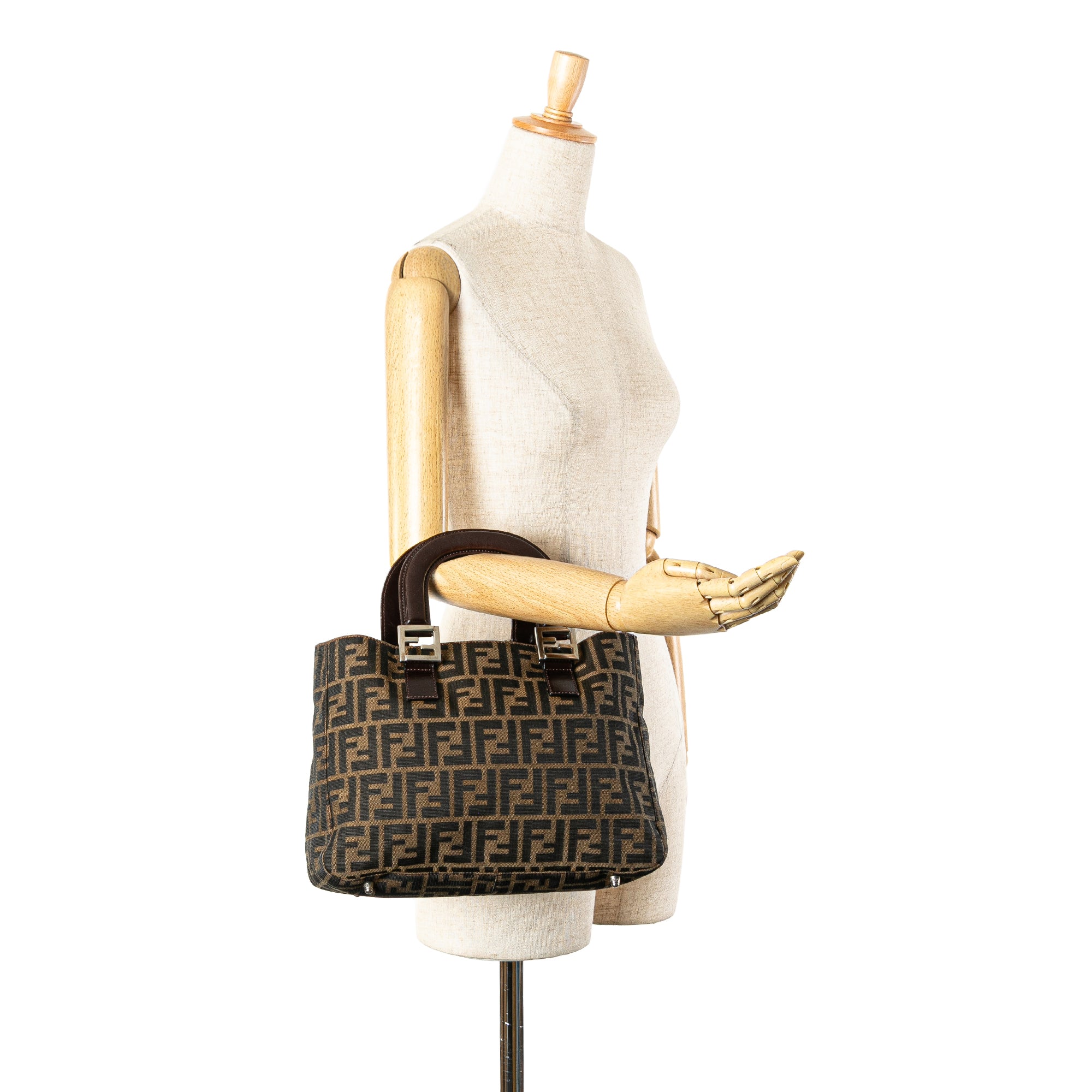 Small Zucca Canvas Twins Tote - Image 10