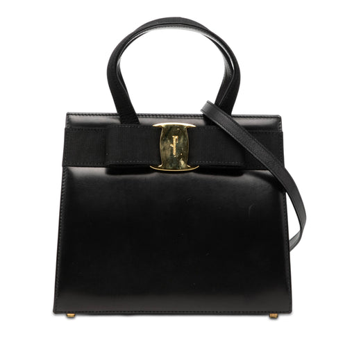 Leather Vara Bow Satchel - Image 1