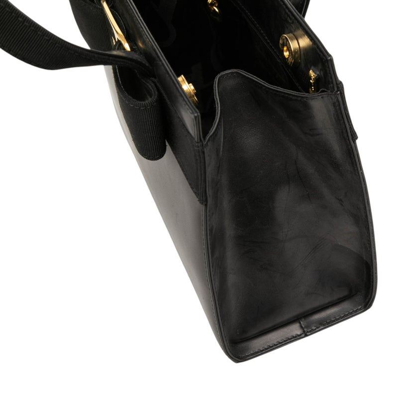 Leather Vara Bow Satchel - Image 6