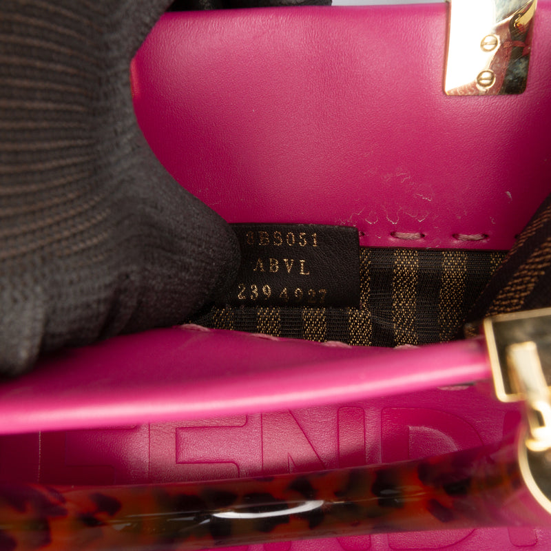 Mini Leather Sunshine Shopper Tote - Image 6