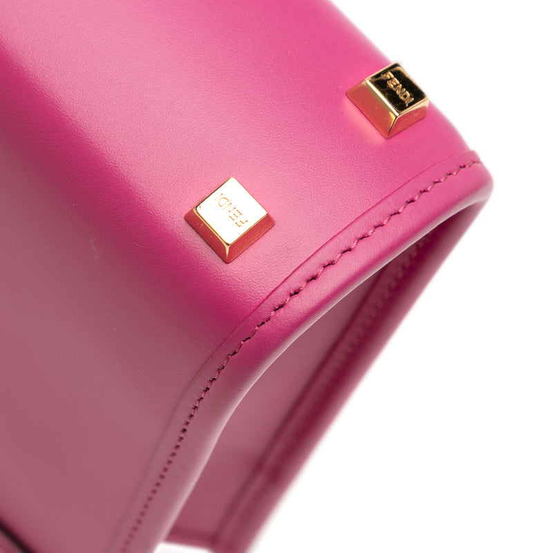 Mini Leather Sunshine Shopper Tote - Image 7