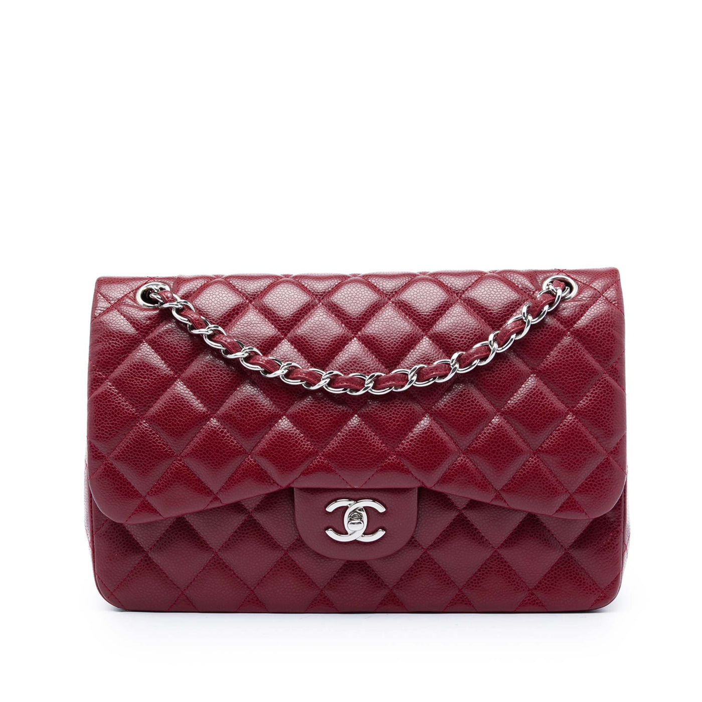 Jumbo Classic Caviar Double Flap - Image 1