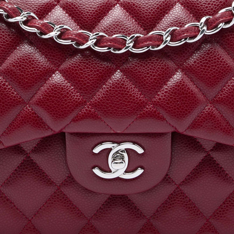 Jumbo Classic Caviar Double Flap - Image 5