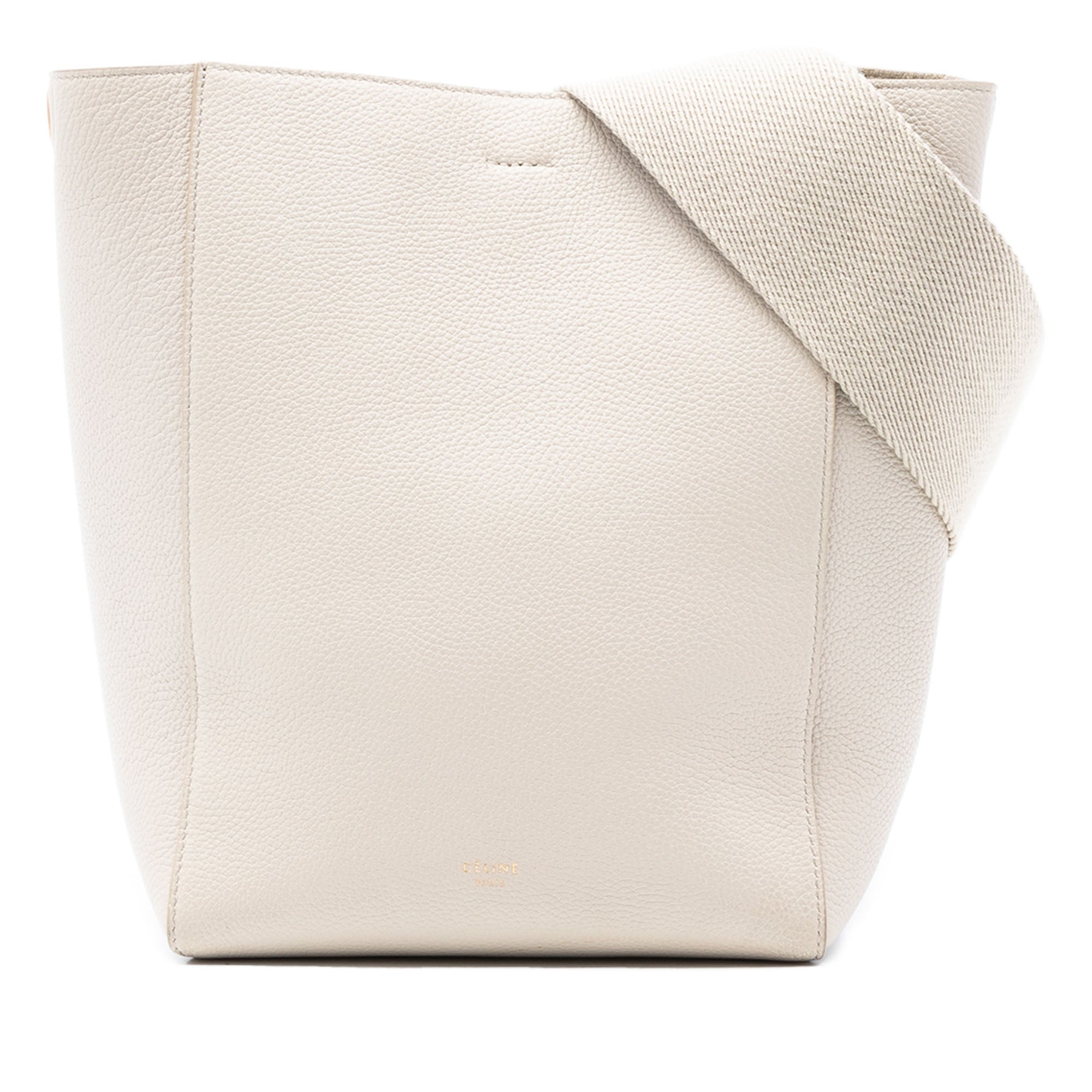 Small Soft Grained Calfskin Seau Sangle Bucket Bag - Image 1