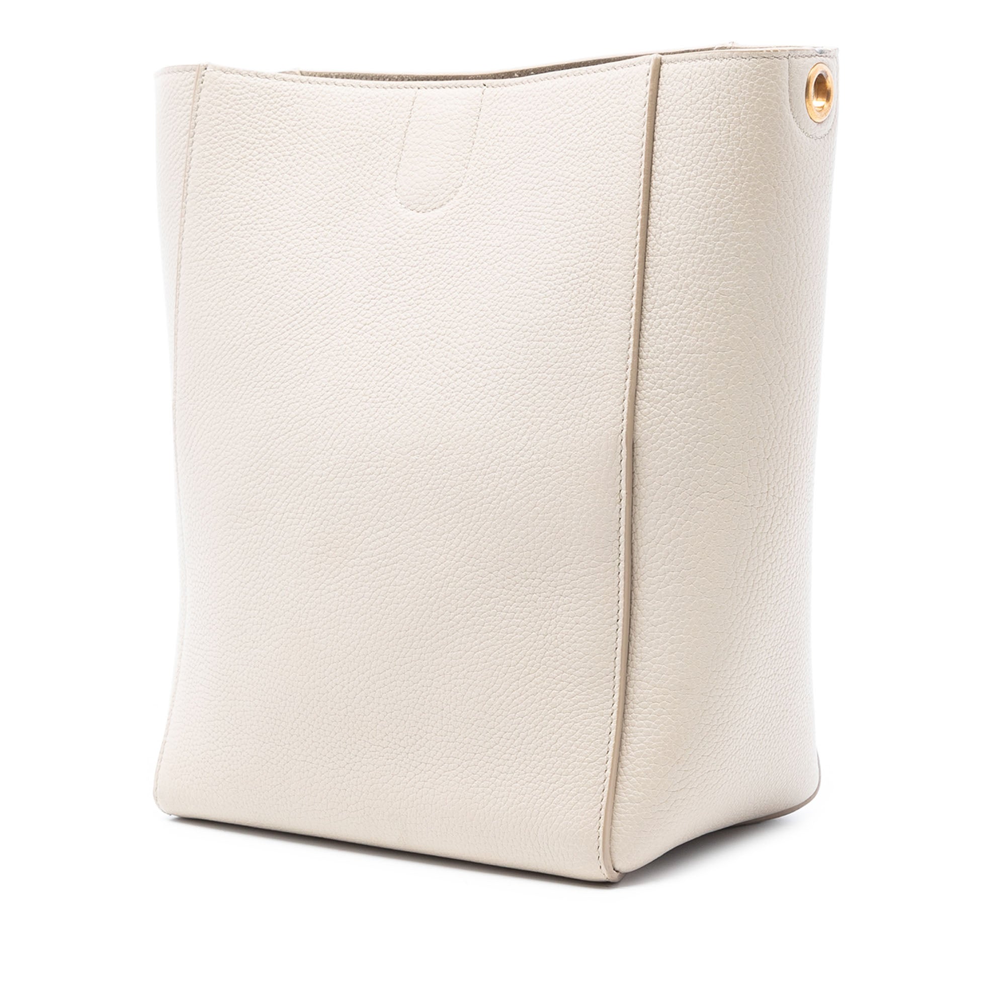 Small Soft Grained Calfskin Seau Sangle Bucket Bag - Image 2