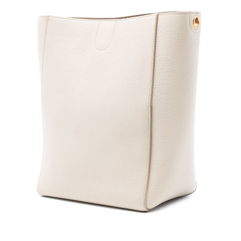 Small Soft Grained Calfskin Seau Sangle Bucket Bag - Image 2