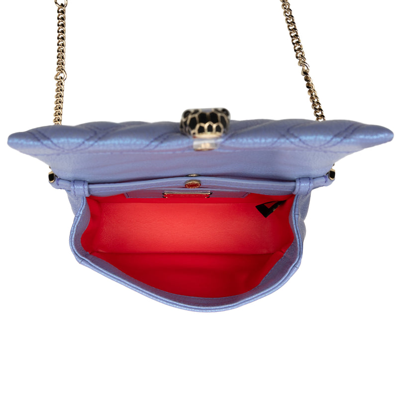 Leather Serpenti Cabochon Chain Crossbody - Image 4