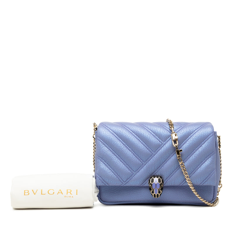 Leather Serpenti Cabochon Chain Crossbody - Image 7