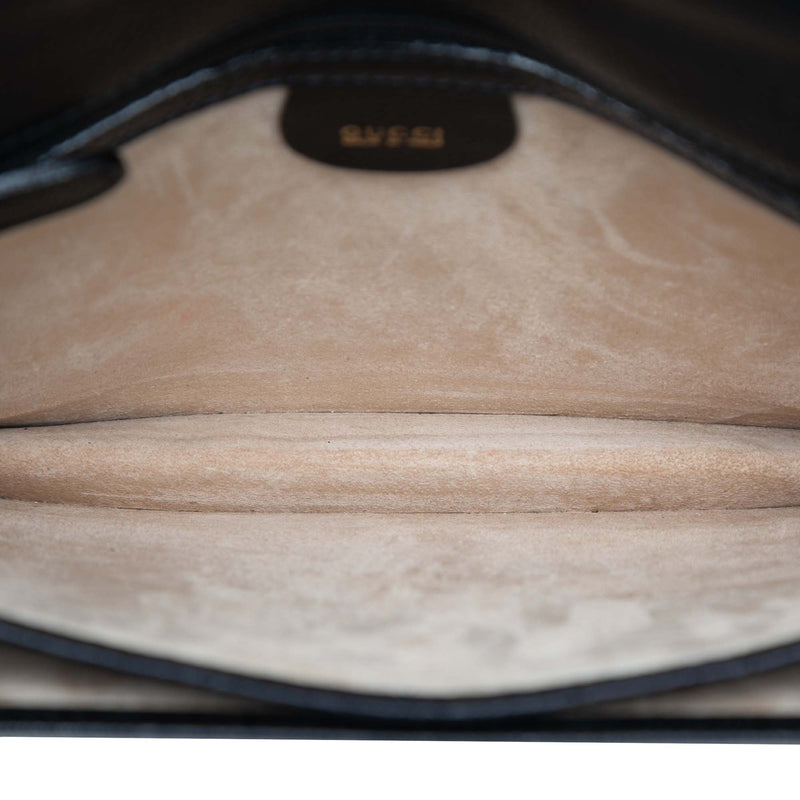 Calfskin Interlocking G Padlock Wristlet Clutch - Image 4