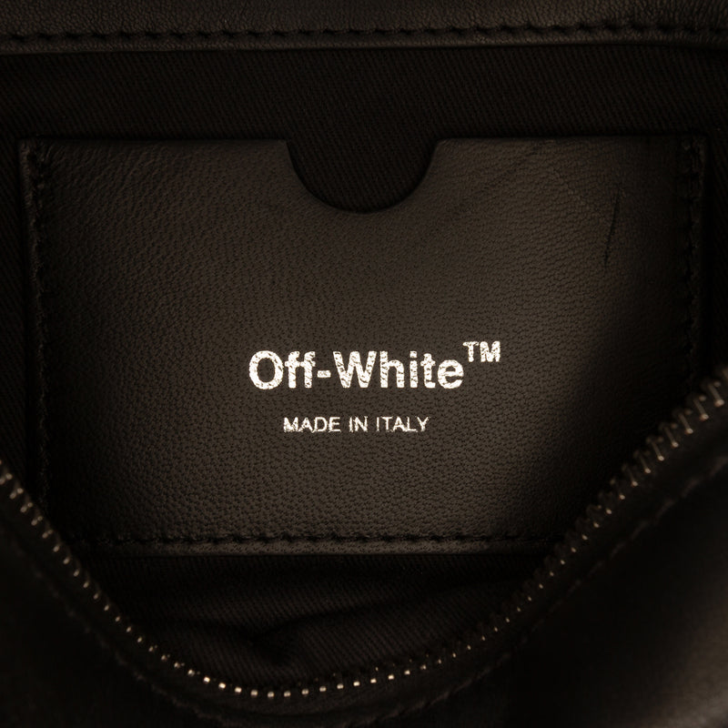 Leather Block Pouch Quote Clutch with Chain - Image 5