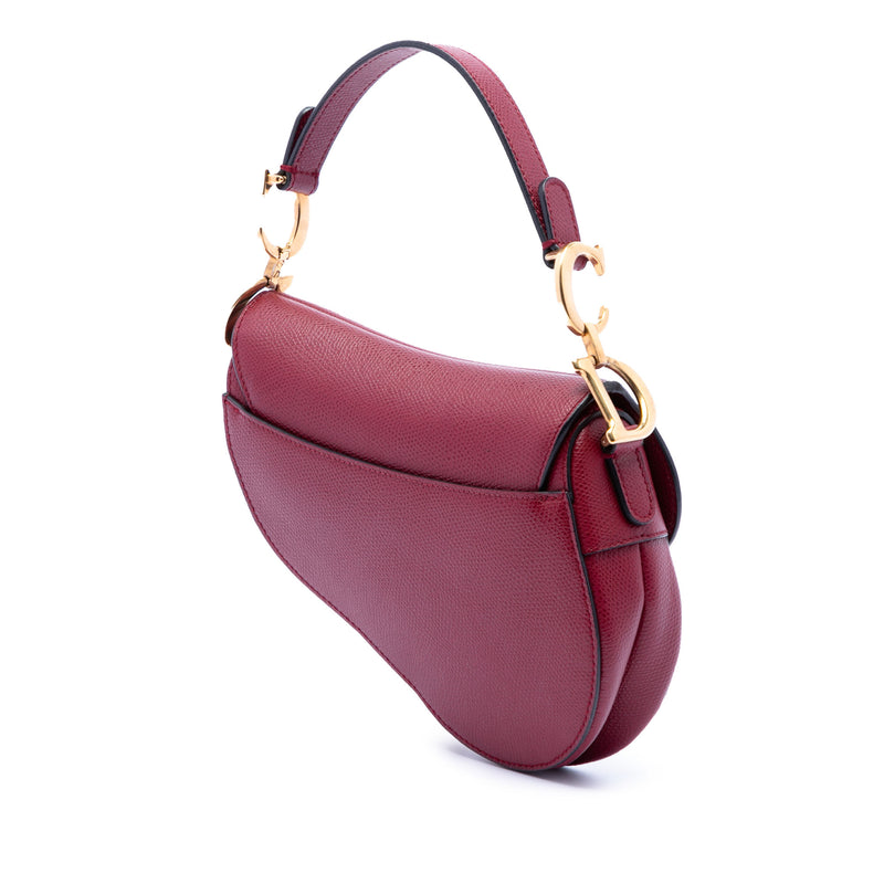 Mini Grained Calfskin Saddle Bag - Image 2