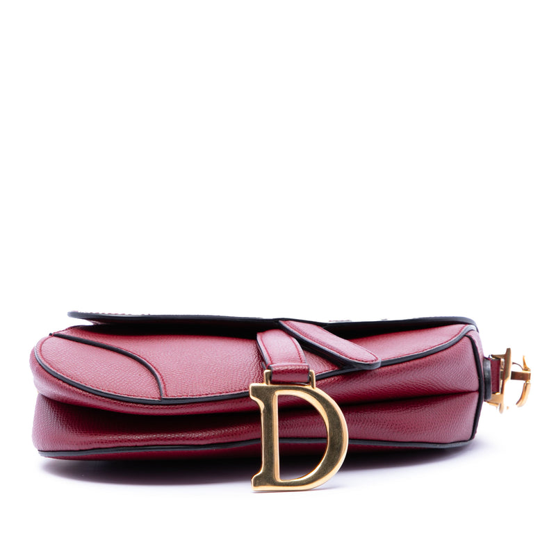 Mini Grained Calfskin Saddle Bag - Image 3