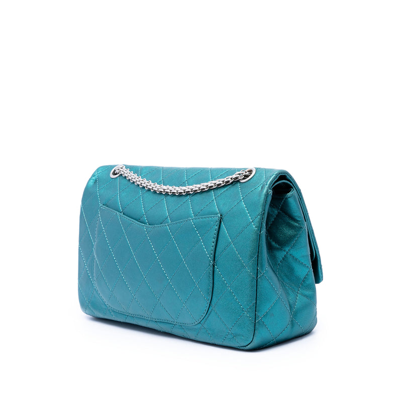 Quilted Metallic Lambskin Reissue 2.55 Double Flap 227 - Image 2