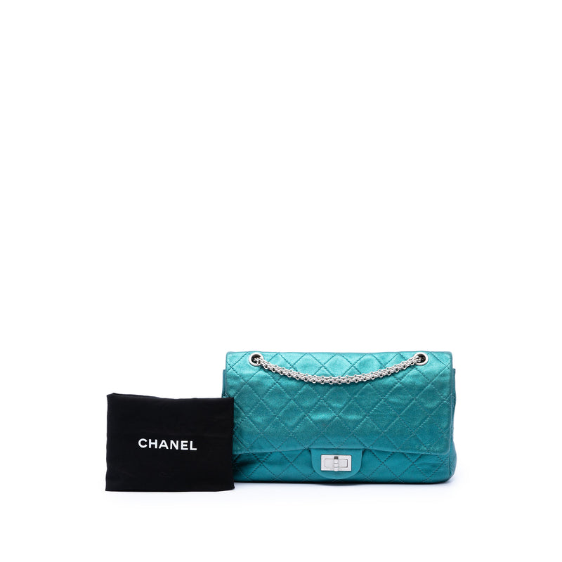 Quilted Metallic Lambskin Reissue 2.55 Double Flap 227 - Image 7